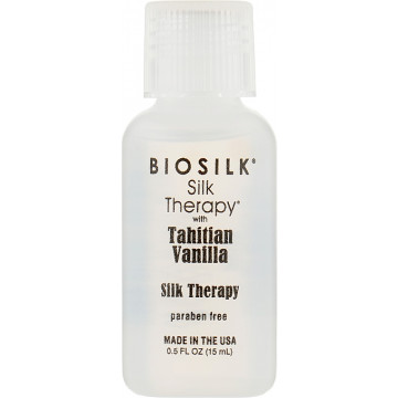 Купити - BioSilk Silk Therapy Tahitian Vanilla - Рідкий шовк для волосся "Ваніль"