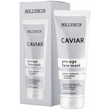 Купити - Hollyskin Caviar Face Mask - Маска для обличчя з чорною ікрою