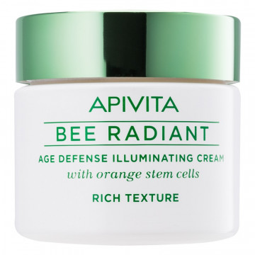 Купити - Apivita Bee Radiant Rich Cream - Насичений крем для сяйва і захисту шкіри від передчасного старіння зі стовбуровими клітинами апельсина