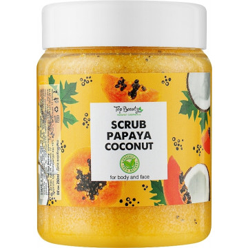 Купити - Top Beauty Scrub Papaya Coconut - Скраб для тіла та обличчя (папайя)