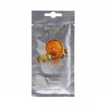 Купити - Greenland Fruit Emotions Face Mask Grapefruit-Ginger - Маска для обличчя зволожуюча і поживна Грейпфрут-Імбірь