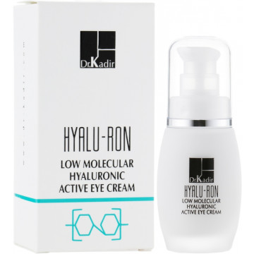 Купити - Dr. Kadir Hyalu-Ron Low Molecular Hyaluronic Eye Cream - Низкомолекулярний активний гіалуроновий крем для очей