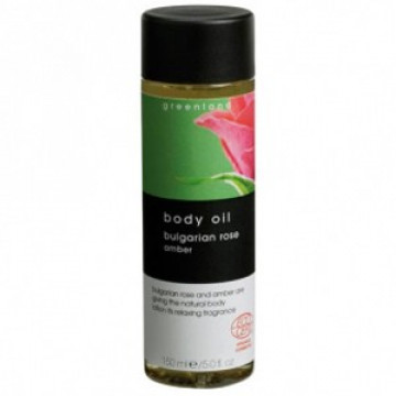 Купити - Greenland Evergreen Body Oil Bulgarian Rose-Amber - Олія для тіла Болгарська Роза-Амбра