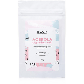 Купити - Hillary Acerola Alginate Mask - Стимулююча альгінатна маска з вітамінами В і C