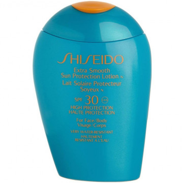 Купити - Shiseido Extra Smooth Sun Protection Lotion N - Лосьйон сонцезахисний для обличчя і тіла водостійкий SPF 30