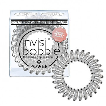 Купити - Invisibobble Power Crystal Clear - Гумки для волосся экстра-сильной фіксації