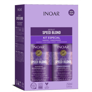 Купити - Inoar Absolut Speed Blond - Набір "Ідеальний блонд" після кератин-ботоксу