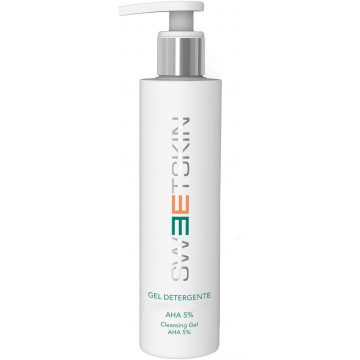 Купити - Sweet Skin System Gel Detergente AHA 5% - Очищуючий гель АНА 5% для ретельного та коректного очищення шкіри