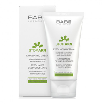 Купити - BABE Laboratorios Stop AKN Line Exfoliating Cream - Скраб для обличчя