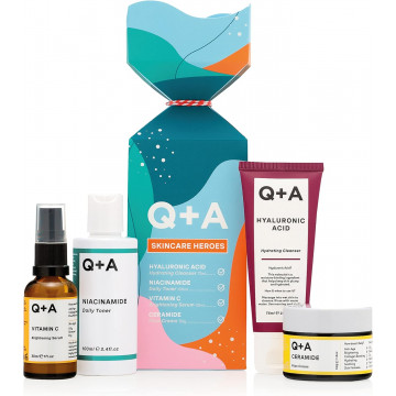 Купити - Q+A Skincare Heroes Gift Set - Подарунковий набір для досконалої шкіри