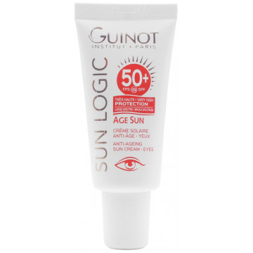 Купити - Guinot Age Sun Anti-Ageing Sun Cream Eyes SPF50+ - Антивіковий крем від сонця для шкіри навколо очей