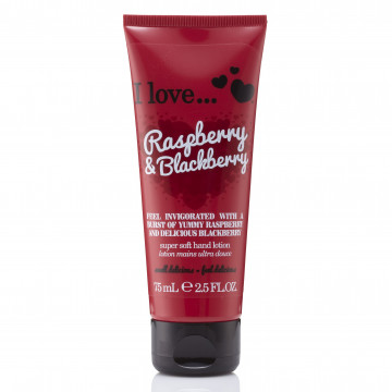 Купити - I Love Raspberry & Blackberry Super Soft Hand Lotion - Лосьйон для рук "Малина і ожина"