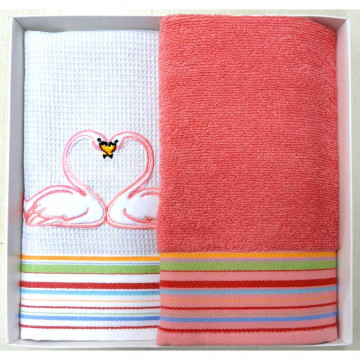 Купити - Pavia Swan - Набор Полотенец