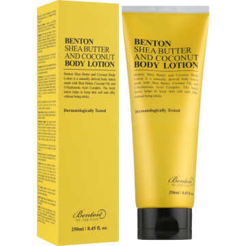 Купити - Benton Shea Butter and Coconut Body Lotion - Лосьйон для тіла з маслом ши та кокосу