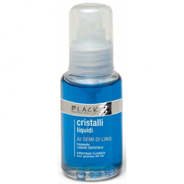 Купити - Black Professional Line Liquid Crystals + Linseeds Blue 50 мл - Рідкі кристали з екстрактом насіння льону блакитні для догляду та захисту волосся Купити - Black Professional Line Liquid Crystals + Linseeds Blue 50 мл - Рідкі кристали з екстрактом насіння льону блакитні для догляду та захисту волосся