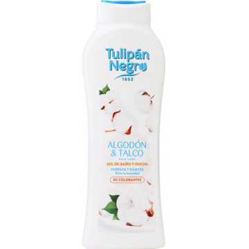 Купити - Tulipan Negro Shower Gel "Cotton and talc" - Гель для душу "Бавовна та тальк"