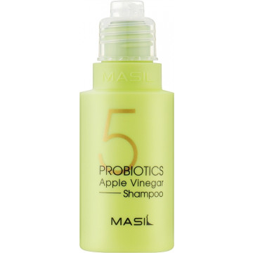 Купити - Masil 5 Probiotics Apple Vinegar Shampoo - Шампунь для волосся проти лупи з яблучним оцтом