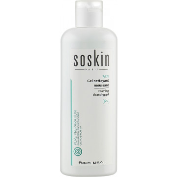 Купити - Soskin Akn Foaming Cleansing Gel - Очищуючий гель-пінка для жирної та комбінованої шкіри обличчя