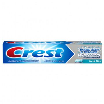 Купити - Crest Baking Soda&Peroxide Whitening Fresh Mint - Відбілююча зубна паста з содою і пероксидом