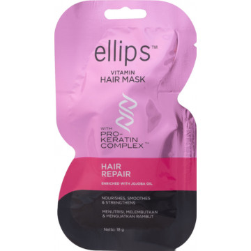 Купити - Ellips Vitamin Hair Mask Hair Repair With Pro-Keratin Complex - Маска для волосся "Відновлення волосся" з Про-Кератиновим комплексом