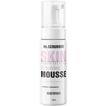 Купити - Mr.Scrubber Hydrating Peony Extract Cleansing Mousse - Зволожуючий мус для вмивання