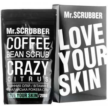 Купити - Mr.Scrubber Crazy Citrus Coffee Bean Scrub - Кавовий скраб для тіла