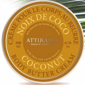 Купити - Attirance Coconut Body Butter Cream - Крем-масло для тіла Кокос