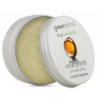 Купити - Greenland Fruit Emotions Scrub Granite Coconut-Tangerine - Скраб-щербет для тіла Кокос-Мандарин