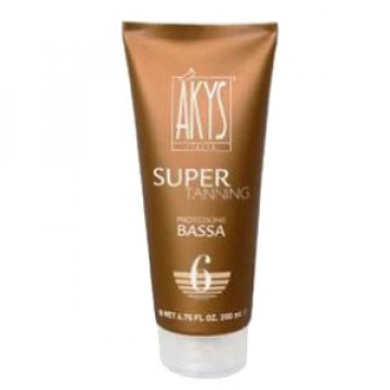 Купити - Akys Super Tanning - Сонцезахисна емульсія для обличчя і тіла SPF 6