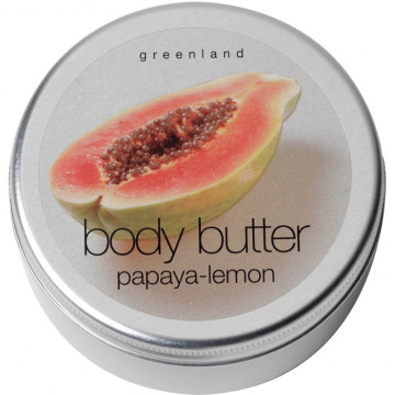 Купити - Greenland Fruit Emotions Body Butter Papaya & Lemon - Крем для тіла Папайя-Лимон,