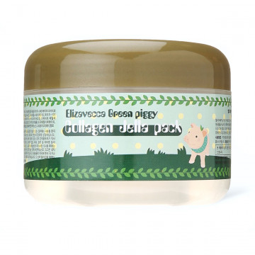 Купити - Elizavecca Green Piggy Collagen Jella Pack - Висококонцентрована колагенова маска для пружності та еластичності шкіри