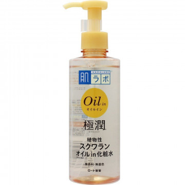 Купити - Hada Labo gokujyun oil in lotion - Зволожуючий лосьйон для обличчя з маслом сквалан