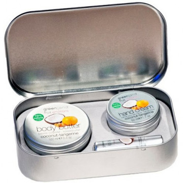 Купити - Greenland Coconut & Tangerine Skin Kit - Набір Кокос-Мандарин