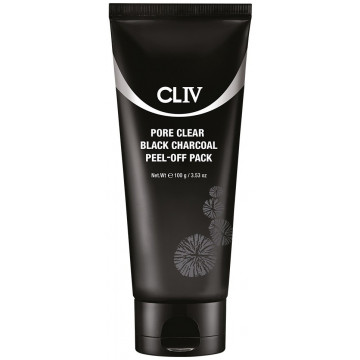 Купити - CLIV Pore Clear Black Charcoal Peel-off Pack - Маска-плівка з чорним вугіллям для очищення пор від забруднень