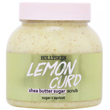 Купити - Hollyskin Shea Butter Sugar Scrub Lemon Curd - Цукровий скраб з маслом ши та перлітом