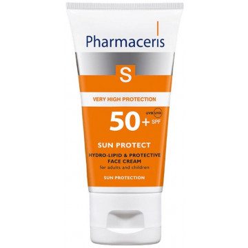 Купити - Pharmaceris S Hydro-Lipid & Sun Protective Face Cream SPF 50+ - Гідроліпідний заспокійливий сонцезахисний крем для обличчя