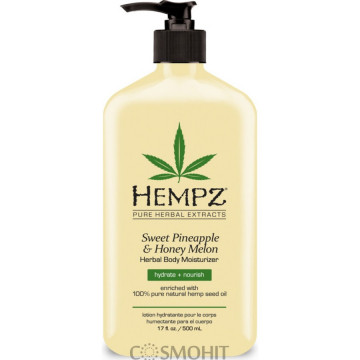 Купити - Hempz Herbal Body Moisturizer Sweet Pineapple & Honey Melon - Зволожуючий крем "Ананас і диня"