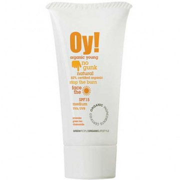 Купити - Green People Oy! Face the Sun Moisturiser SPF15 - Зволожуючий сонцезахисний крем для обличчя SPF15