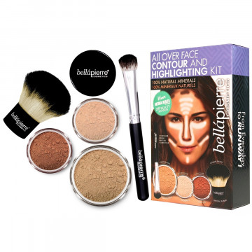 Купити - Bellapierre All Over Face Highlight & Contour Kit - Набір для моделювання обличчя