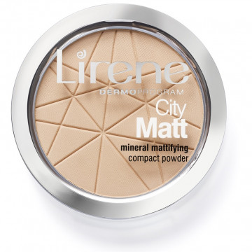 Купити - Lirene City Matt Mineral Mattifying Compact Powder - Мінеральна матуюча пудра