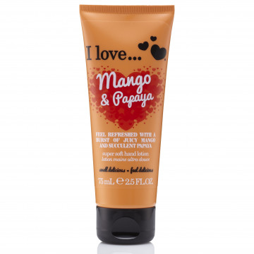 Купити - I Love Mango & Papaya Super Soft Hand Lotion - Лосьйон для рук "Манго і папайя"