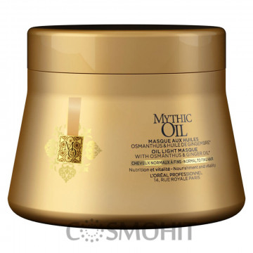 Купити - L’Oreal Professionnel Mythic Oil Light Oil Masque - Поживна маска для нормального і тонкого волосся