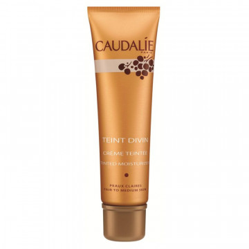 Купити - Caudalie Teint Divin Tinted Moisturizer Fair To Medium Skin - Тональний крем зволожуючий для світлої шкіри