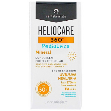 Купити - Cantabria Heliocare 360º Pediatrics Mineral SPF50+ - Дитячий сонцезахисний мінеральний крем