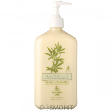 Купити - Australian Gold Hemp Nation Vanilla-Pineapple Moisturizer Lotion - Закріплювач засмаги ваніль-ананас