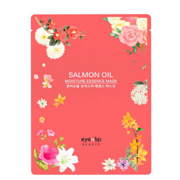 Купити - Eyenlip Salmon Oil Moisture Essence Mask - Тканинна маска для обличчя з олією лосося