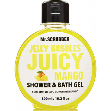 Купити - Mr.Scrubber Jelly Bubbles Shower & Bath Gel "Juicy Mango" - Гель для душу