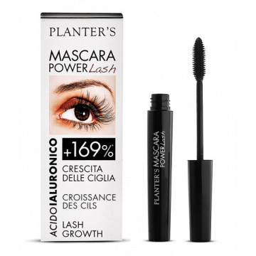 Купити - Planter’s Hyaluronic Acid Mascara Power Lash - Туш для вій з гіалуроновою кислотою 8 мл (Чорна)