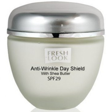 Купити - Fresh Look Anti-Wrinkle Day Shield Shea Butter SPF29 - Захисний денний крем проти зморшок з олією Ши