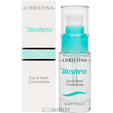 Купити - Christina Unstress Eye And Neck Concentrate - Концентрат для шкіри навколо очей і шиї